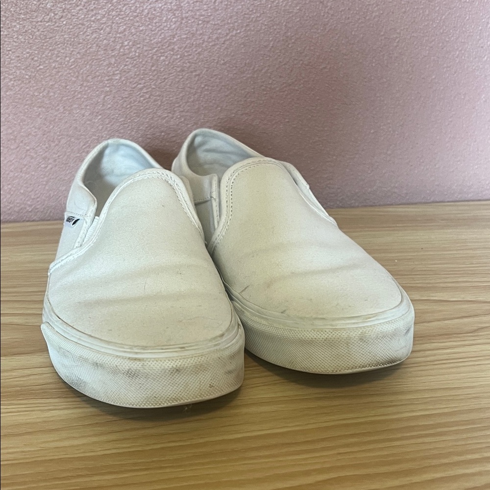 Vans Classic White Slip-On Shoes